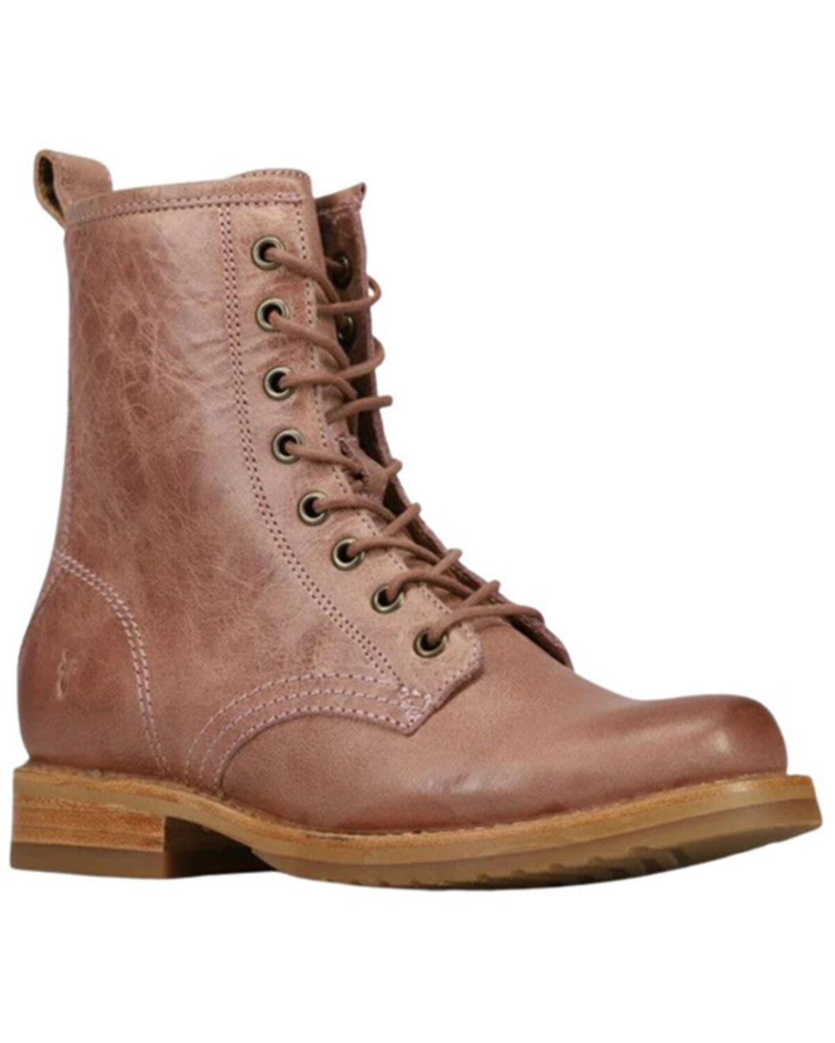 Image #1 - Frye Women's Veronica Flex Combat Boots - Round Toe, Rose, hi-res