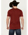 Image #4 - Moonshine Spirit Men's Authentic Short Sleeve Graphic T-Shirt, Burgundy, hi-res