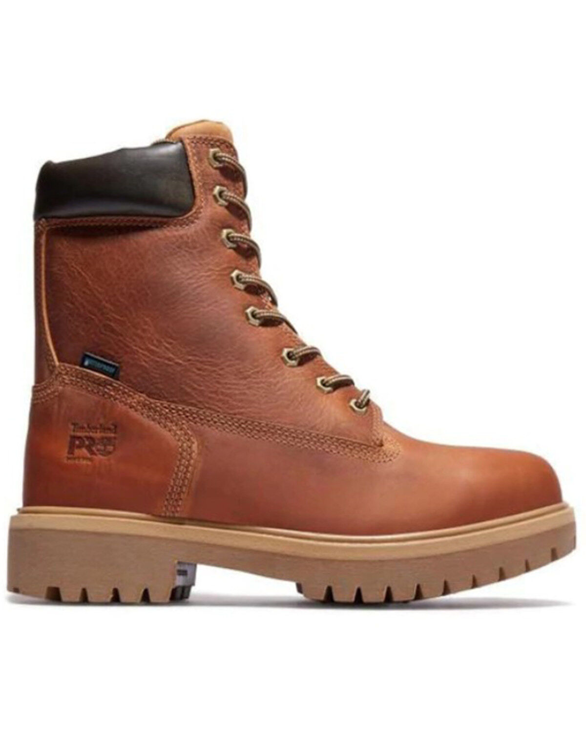 Image #2 - Timberland PRO Men's Direct Attach Marigold Nutbuck 8" Waterproof Work Boots - Soft Toe, Brown, hi-res
