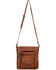 Image #4 - Myra Bag Women's Santa Clara Canyon Stitched Hairon Leather Crossbody Bag, Brown, hi-res