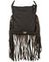 Image #2 - American West Women's Brindle-Hair On Fringe Handbag, Chocolate, hi-res