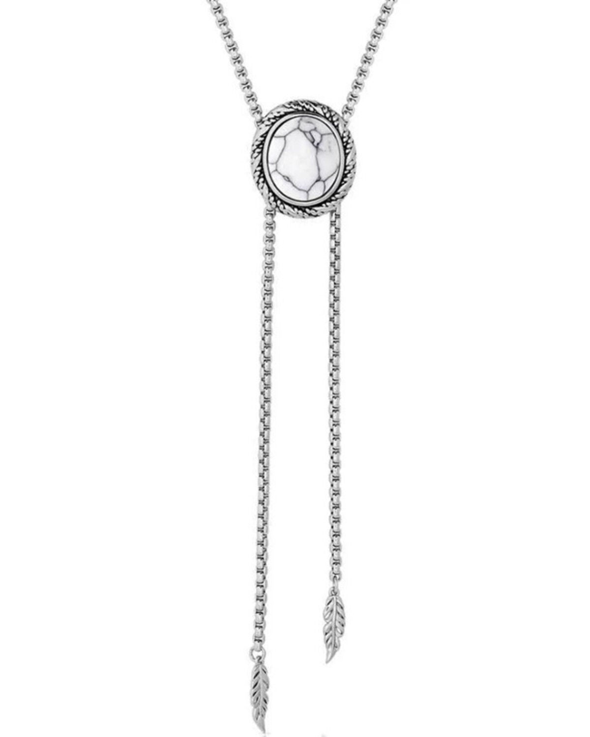 Image #1 - Montana Silversmiths Women's Halo Spirit Necklace, Silver, hi-res