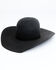Image #1 - Rodeo King Men's 7X Pen Crown Western Felt Hat, Black, hi-res
