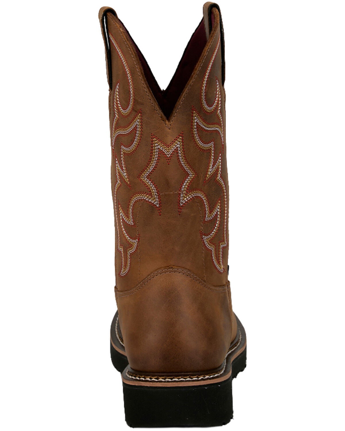 Image #5 - Justin Men's Homeland Waterproof Work Boots - Steel Toe, Brown, hi-res