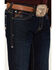 Image #2 - Ariat Men's M7 Rockport Ranger Dark Wash Slim Straight Jeans, Blue, hi-res