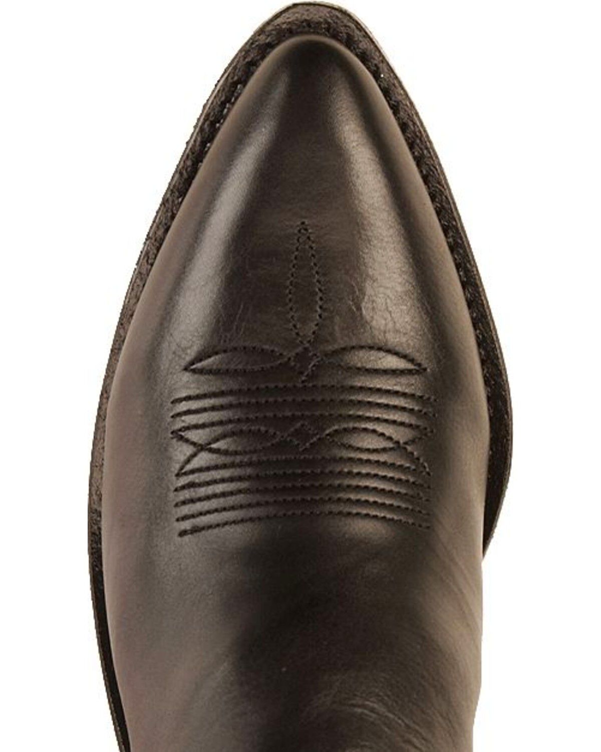 Image #6 - Abilene Women's Cowhide Western Boots - Round Toe, Black, hi-res