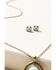 Image #3 - Shyanne Women's Gilded Gold Reversible Pendant Set, Gold, hi-res