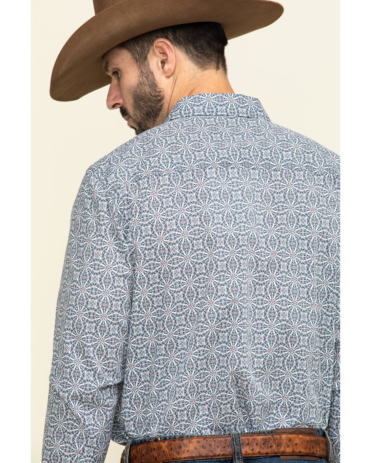 Image #5 - Gibson Men's Kaleidoscope Geo Print Long Sleeve Western Shirt, , hi-res
