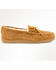 Image #2 - Minnetonka Men's Sheepskin Hardsole Moccasins, Tan, hi-res