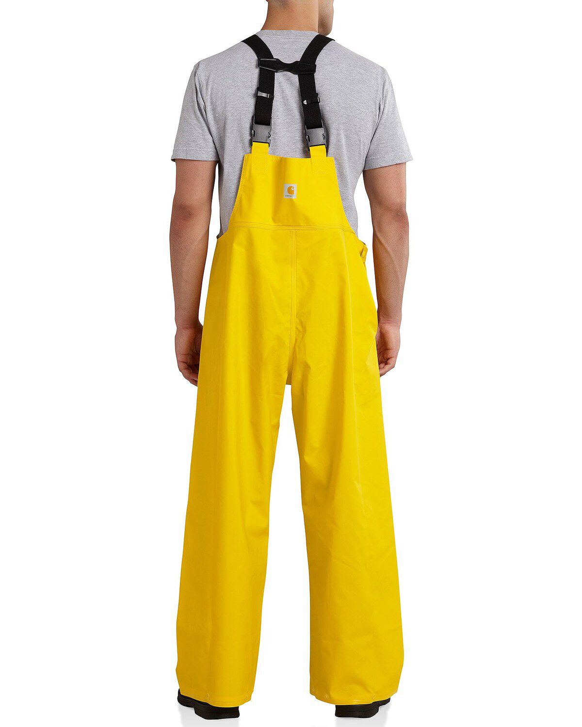 yellow bib overalls