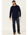 Image #2 - Cody James Men's FR Logo Long Sleeve Work T-Shirt, Indigo, hi-res