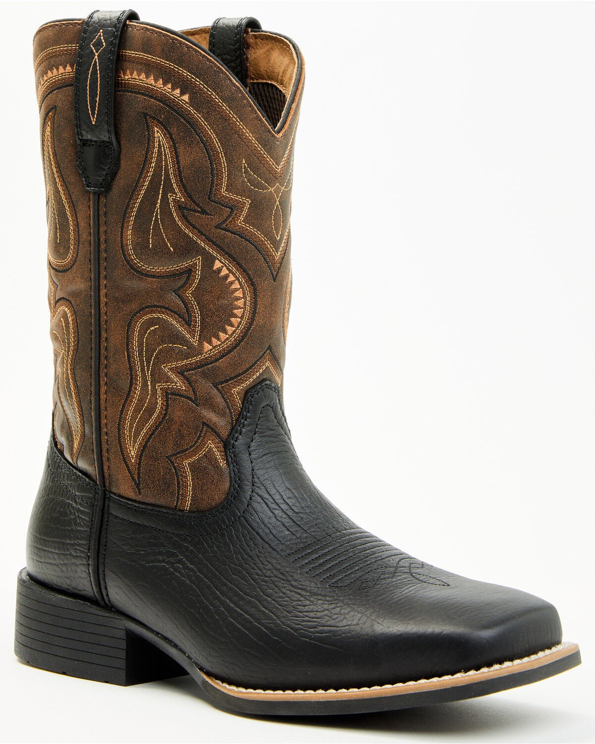 Cody James Cush Core&reg; Men's Maverick Performance Western Boots - Broad Square Toe, Black, hi-res