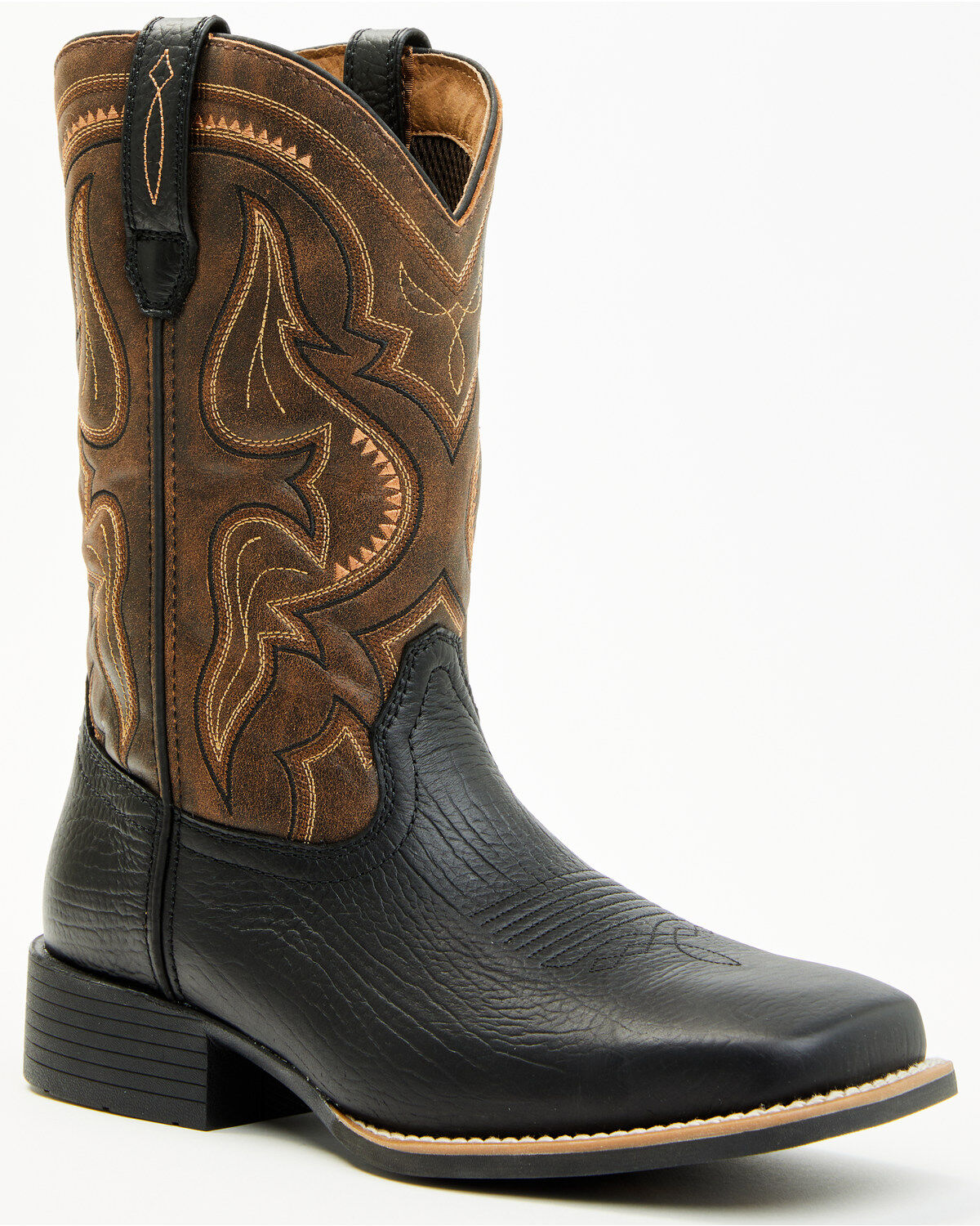 Image #1 - Cody James Cush Core® Men's Maverick Performance Western Boots - Broad Square Toe, Black, hi-res