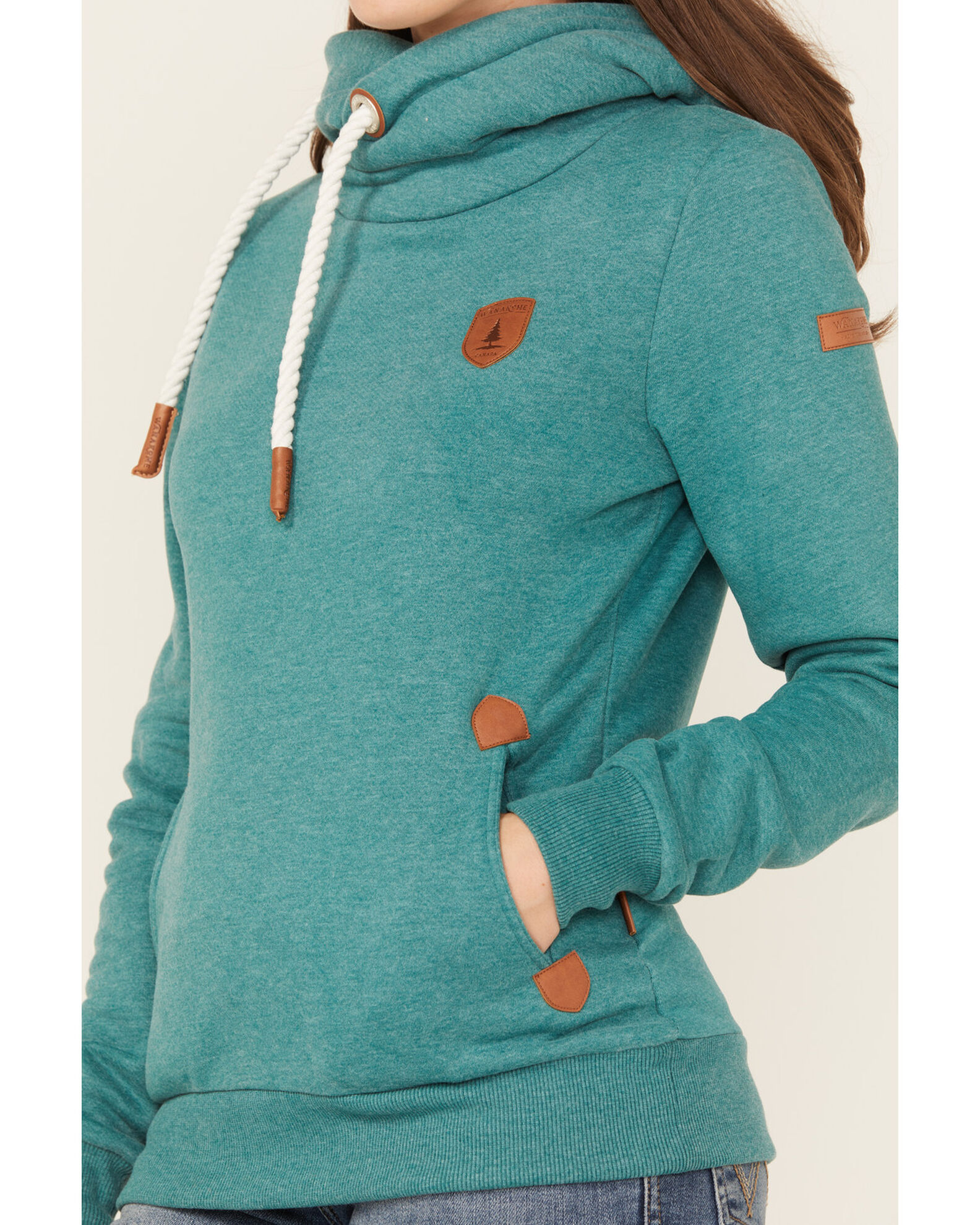 Wanakome Women s Artemis Cowl Neck Hoodie Mall of America