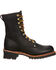 Image #2 - Georgia Boot Men's Logger Work Boots - Round Toe, Black, hi-res