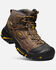 Image #1 - Keen Men's Braddock Waterproof Work Boots - Soft Toe, Brown, hi-res