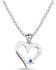 Image #2 - Montana Silversmiths Women's Love Everlasting Opal Crystal Necklace, Silver, hi-res