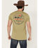 Image #1 - Ariat Men's Circle Desert Short Sleeve Graphic T-Shirt, Green, hi-res