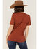 Image #4 - Panhandle Women's Dale Yeah Desert Short Sleeve Graphic Tee, Rust Copper, hi-res
