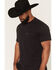 Image #2 - Cody James Men's Summit Solid Pocket Short Sleeve T-Shirt, Black, hi-res