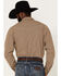 Blue Ranchwear Men's Gingham Western Snap Shirt, Beige/khaki, hi-res
