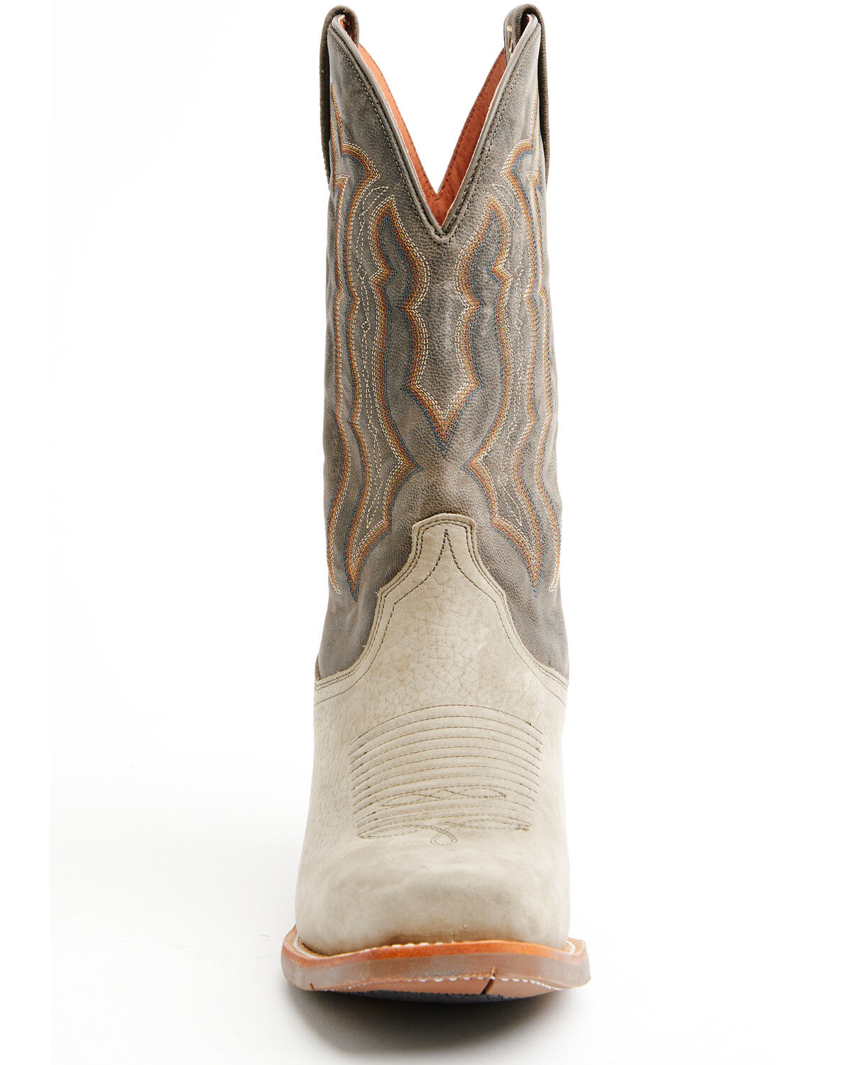 Image #4 - Dan Post Men's Creed Western Boots - Square Toe, Grey, hi-res