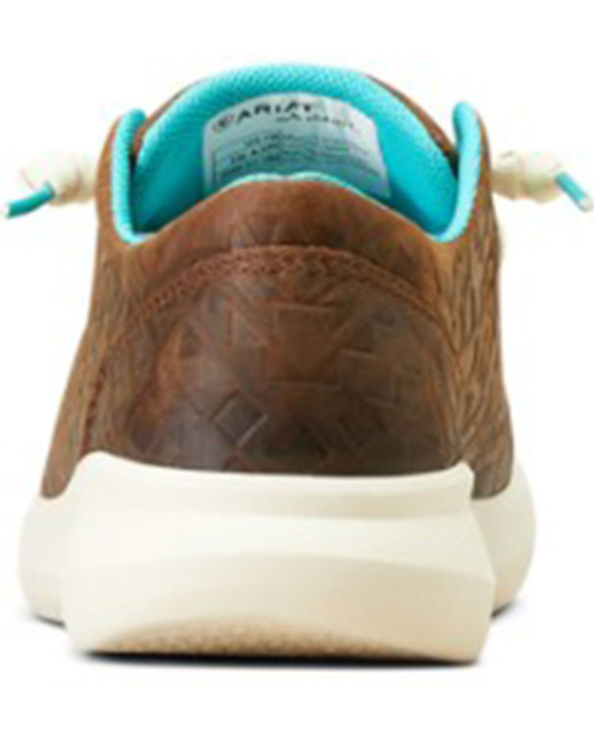 Image #3 - Ariat Women's Hilo Embossed Casual Shoes - Moc Toe, Brown, hi-res