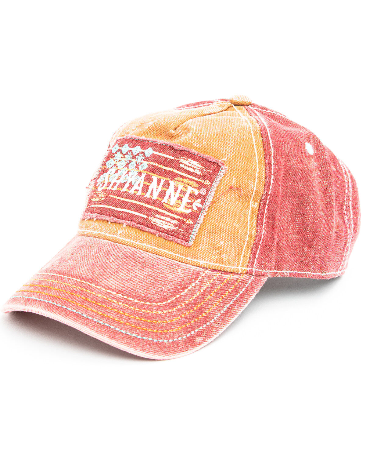 Image #1 - Shyanne Women's Rust Rough Flag Patch Cap , Rust Copper, hi-res