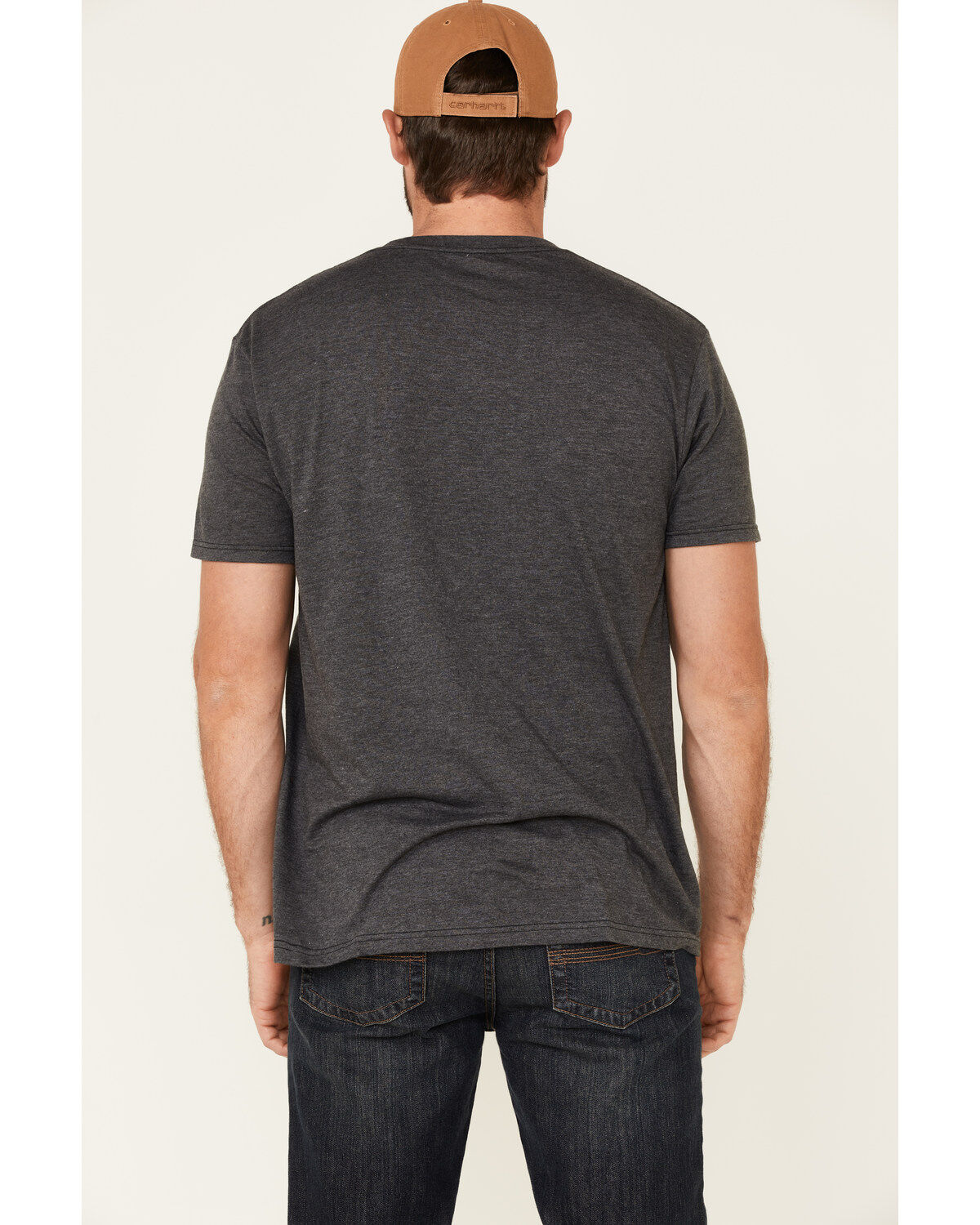Image #5 - Levi's Men's Charcoal Heather Original Logo Graphic T-Shirt, Charcoal, hi-res