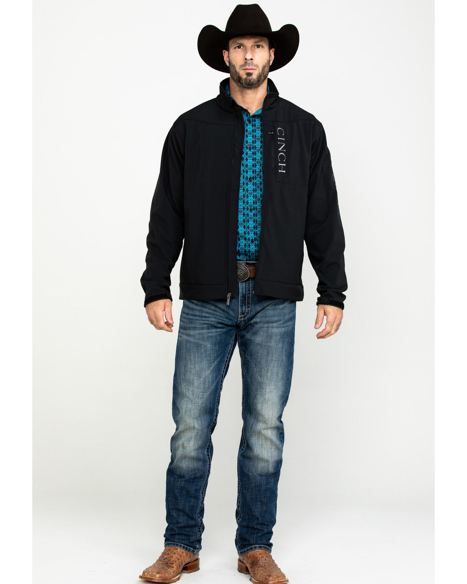 Cinch men's black concealed carry bonded jacket online