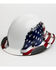 Image #1 - Lift Safety DAX American Flag Full Brim Hard Hat, Red/white/blue, hi-res