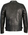 Milwaukee Leather Men's Quilted Shoulders Snap Collar Leather Jacket, Black, hi-res