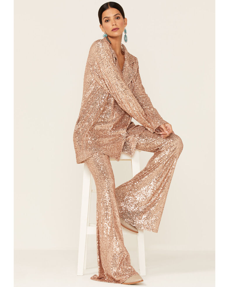 Show Me Your Mumu Women S Bazel Sequin Blazer Dress Boot Barn