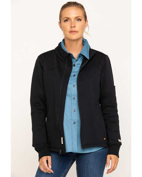 Wrangler Riggs Women's Zip-Up Work Jacket, Black, hi-res