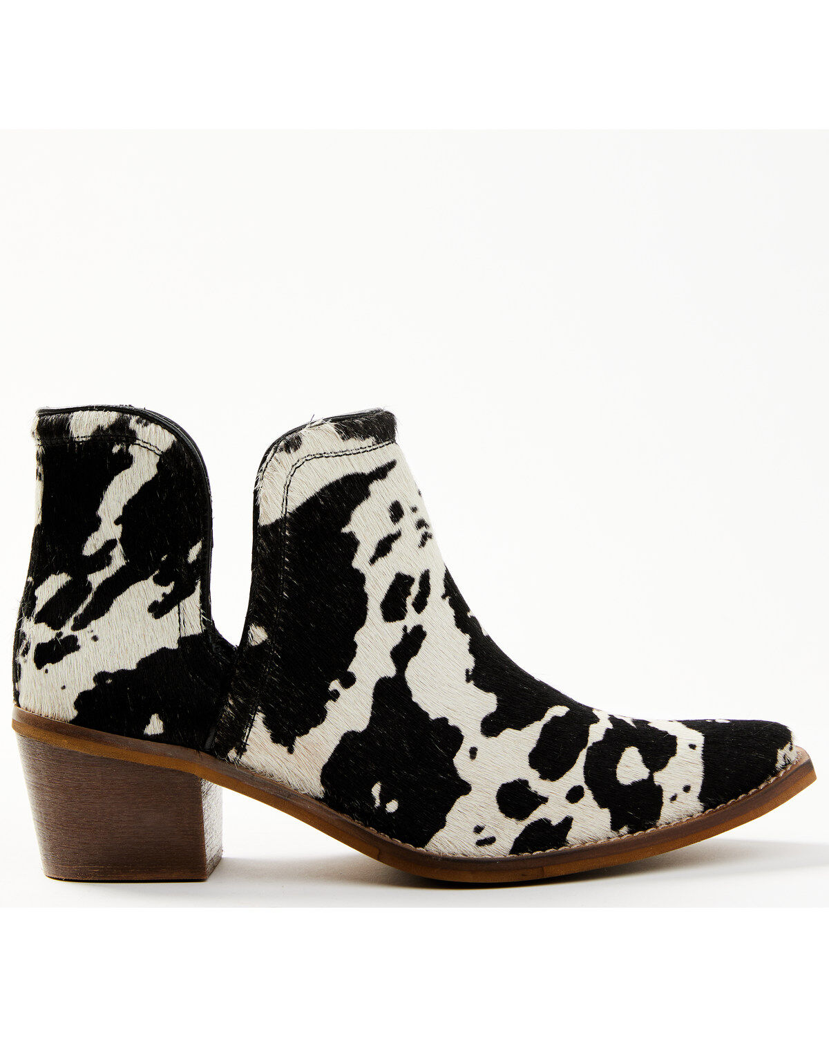 Image #2 - Myra Bag Women's Easy Going Cow Hair Western Booties - Snip Toe, , hi-res