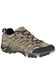 Merrell Men's Moab Waterproof Hiking Shoes - Soft Toe, Dark Brown, hi-res