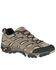 Image #1 - Merrell Men's Moab Waterproof Hiking Shoes - Soft Toe, Dark Brown, hi-res
