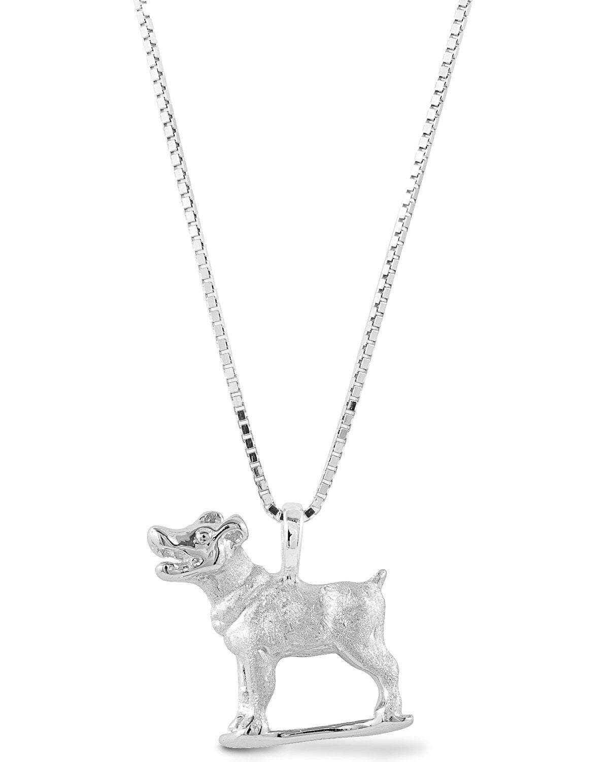 Kelly Herd Women's Jack Russell Necklace, Silver, hi-res