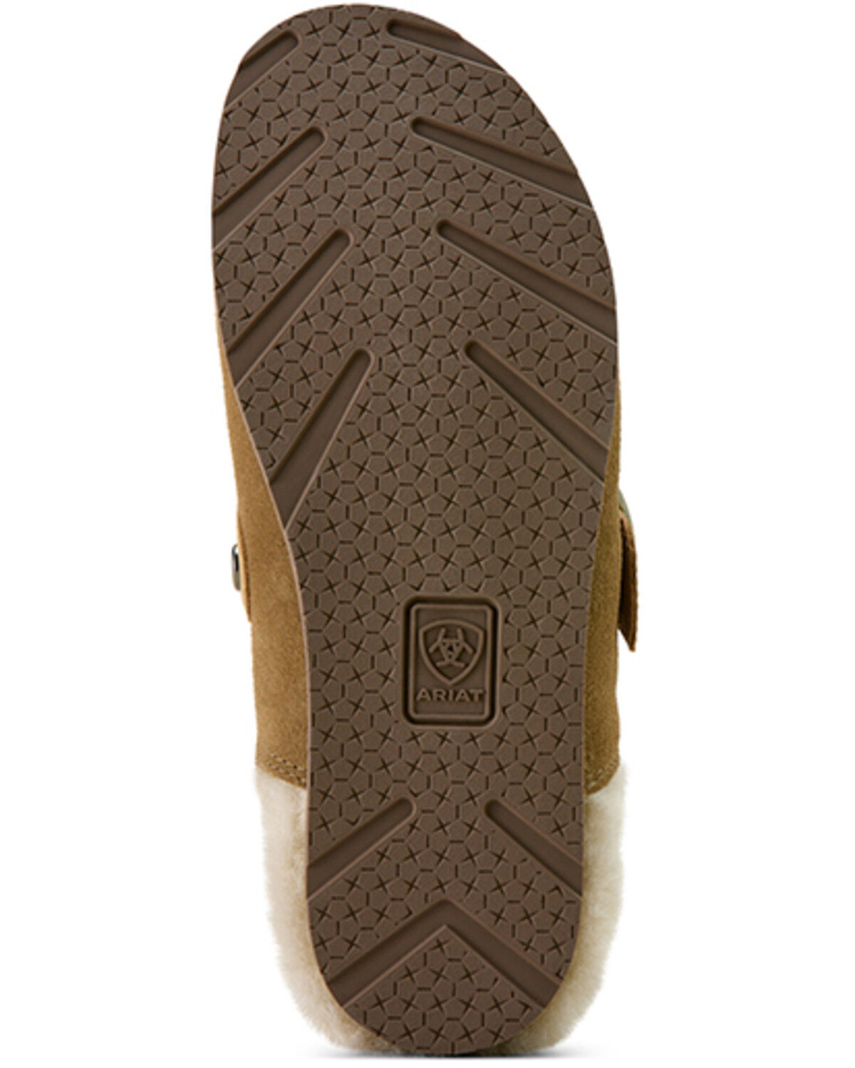 Image #5 - Ariat Women's Country Mule Sherpa Slippers, Brown, hi-res