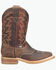 Image #1 - Double H Men's 11" Bowie USA Roper Performance Western Boots - Broad Square Toe, Brown, hi-res