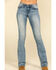 Image #2 - Shyanne Women's Medium Bling Faux Flap Bootcut Jeans, , hi-res