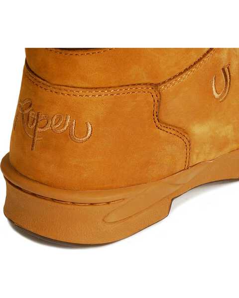 Image #3 - Roper Footwear Men's Horseshoe Kiltie Boots, Amber Brn, hi-res