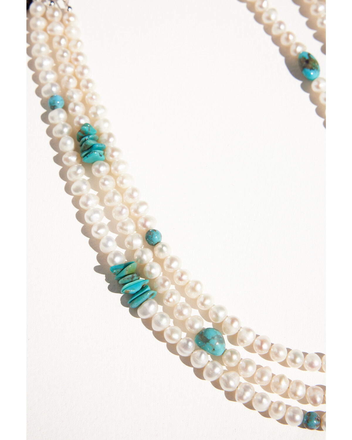 Image #3 - Paige Wallace Women's 3-Layer Pearl Necklace, Silver, hi-res