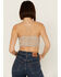 Image #4 - Wishlist Women's Strappy Lace Applique Scallop Lace Bralette, Beige, hi-res