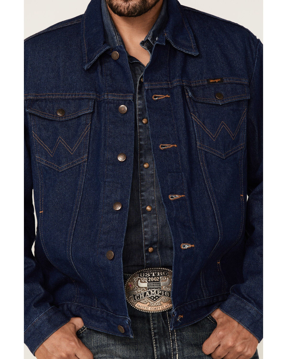 Wrangler Men's Unlined Denim Western 