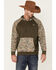 Image #1 - Ariat Men's Camo Patriot Hooded Sweatshirt, Green, hi-res