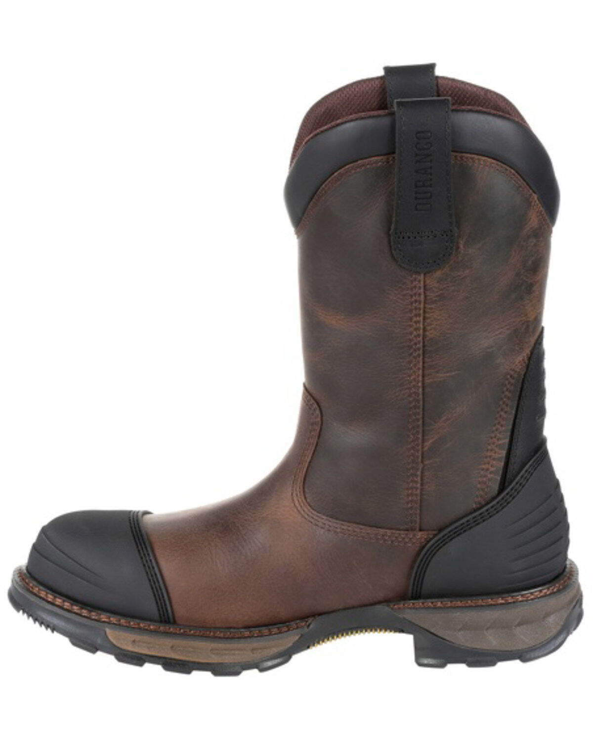 Image #3 - Durango Men's Maverick XP Waterproof Western Work Boots - Composite Toe, Brown, hi-res