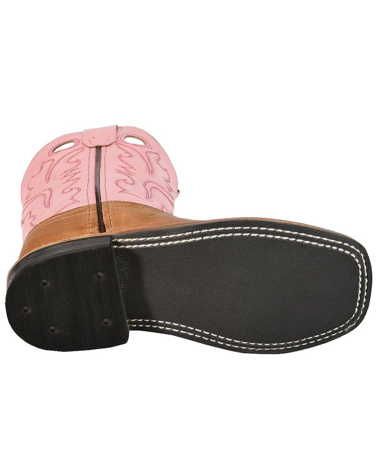 Image #5 - Old West Little Girls' Canyon Western Boots - Square Toe, , hi-res