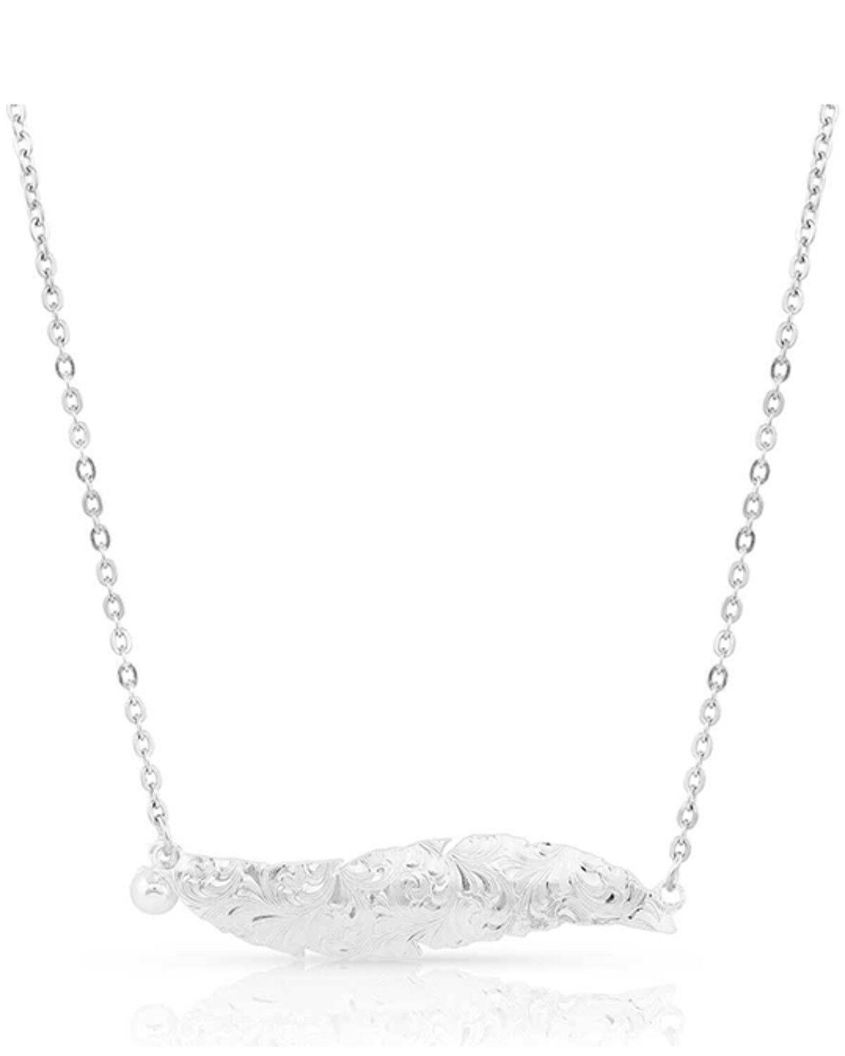 Image #2 - Montana Silversmiths Cinderella Liberty American Made Necklace, Silver, hi-res