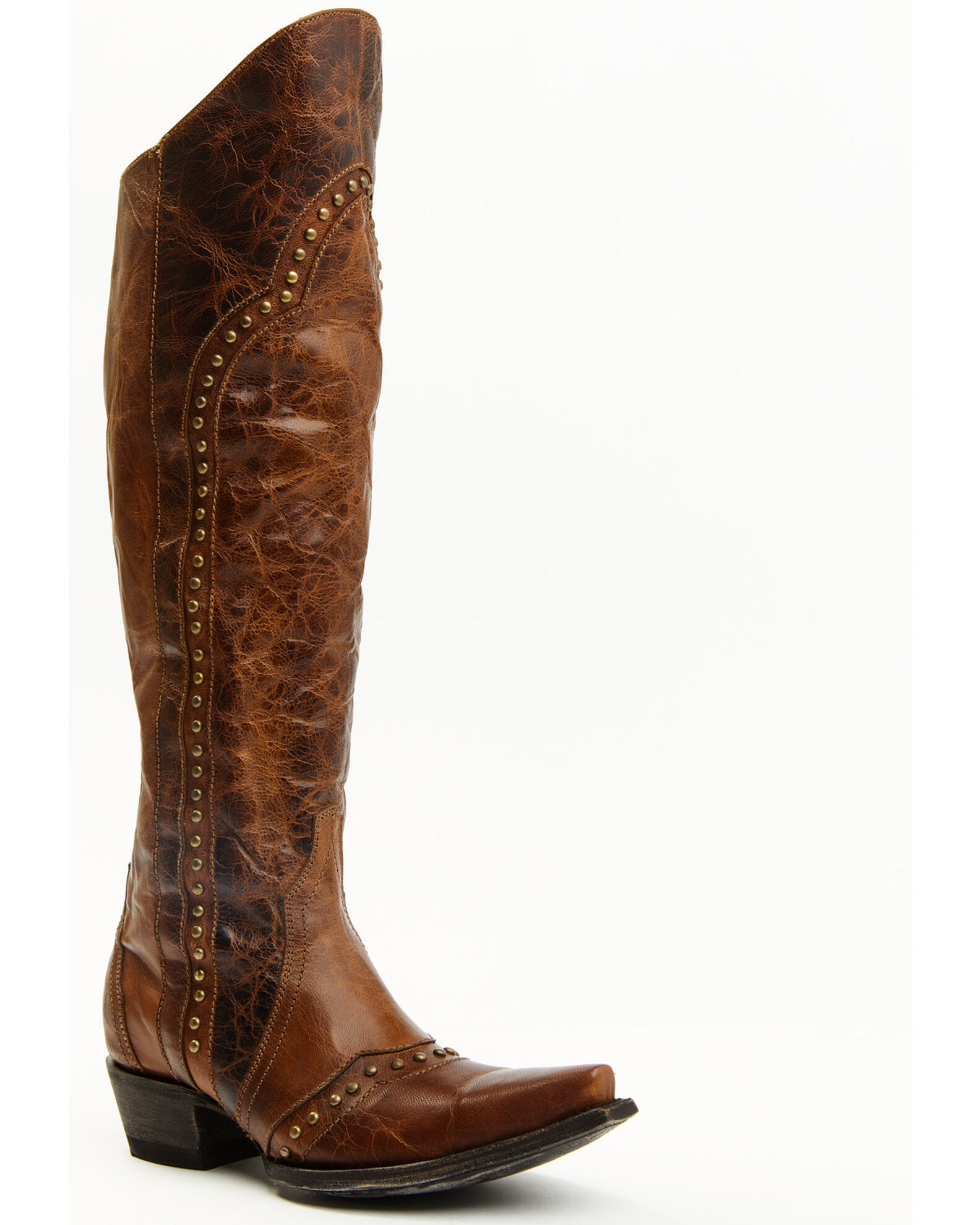 Preston studded clearance leather boot